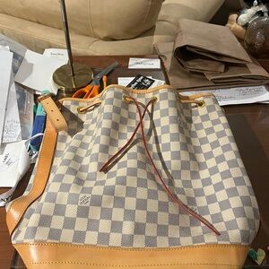 Louis Vuitton Tan and Brown bag with Vachetta Leather